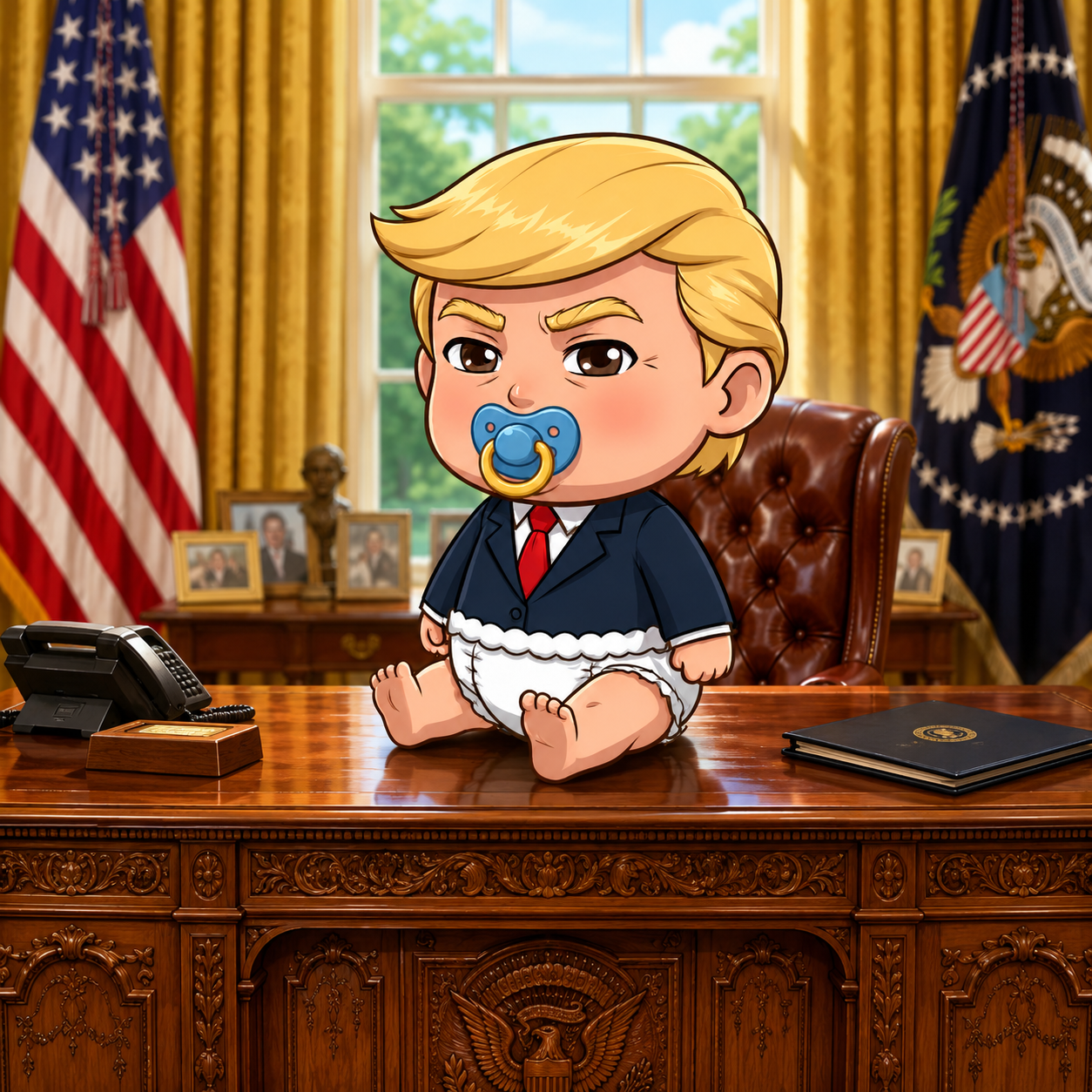 Baby Trump character artwork